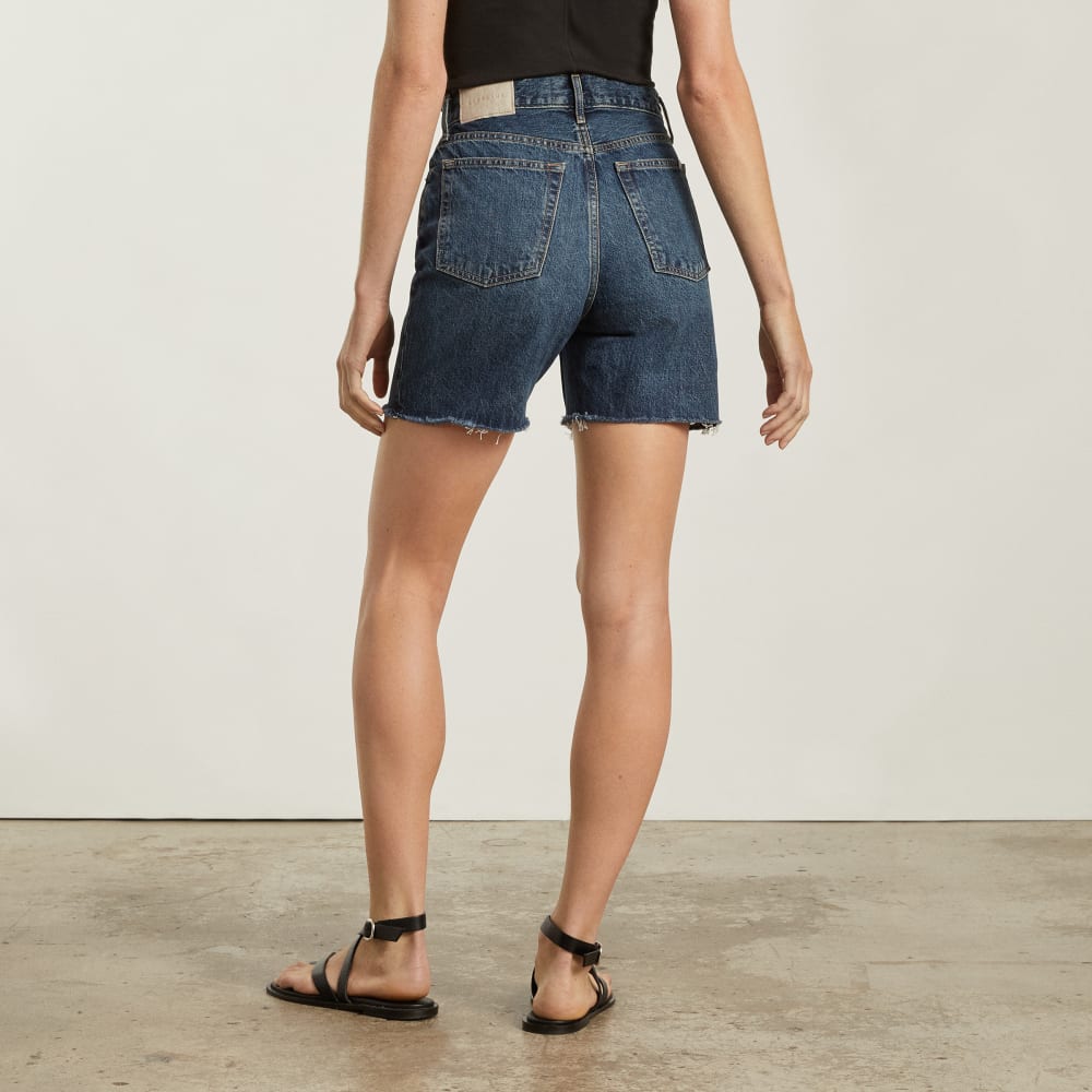 The Way-High® Jean Short in Waterfall — detail view