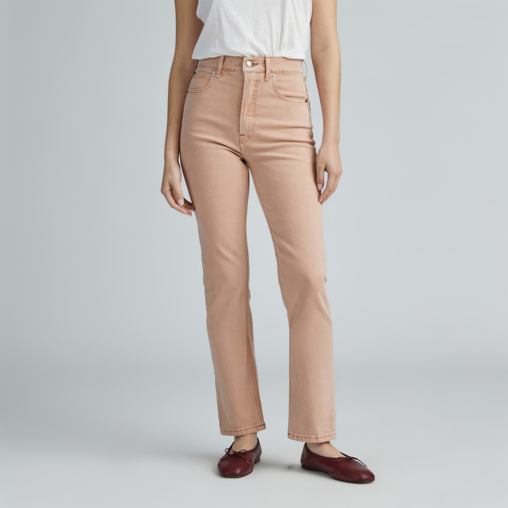 The Way-High® Slim Jean in Red Clay — detail view